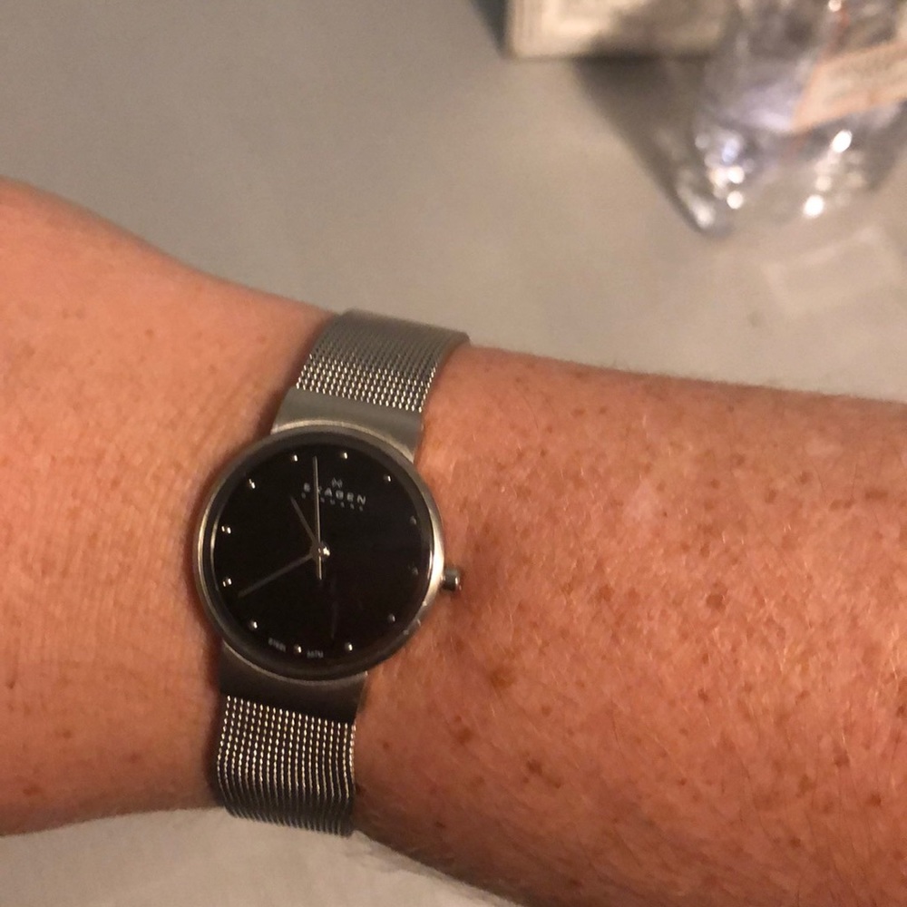 Skagen Silver thin watch (battery needed)